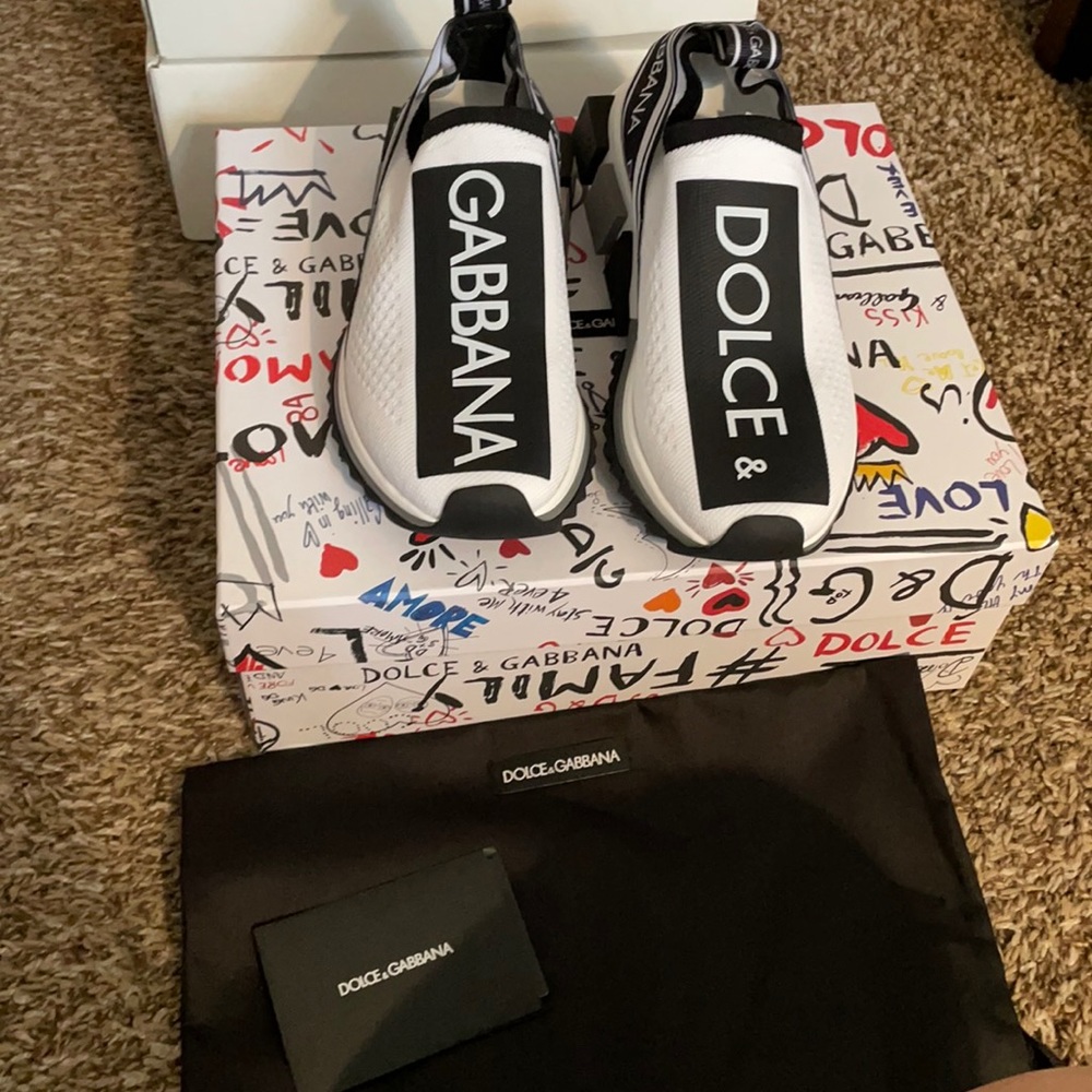 🚨🚨SOLD 🚨🚨 Stretch jersey Sorrento sneakers with logo